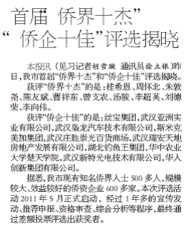 wnsr威尼斯光电获评“侨企十佳”