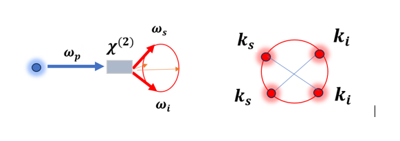 量子关联光子（光子对）